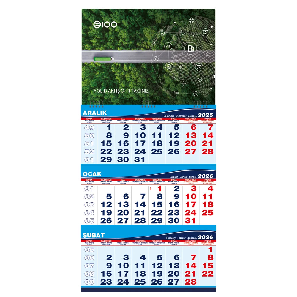 GMC-05 Orta Boy Gemici Takvim