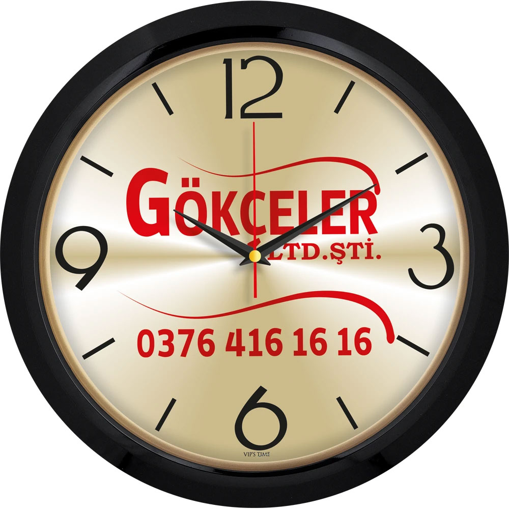 V30-606-S Plastik Duvar Saati